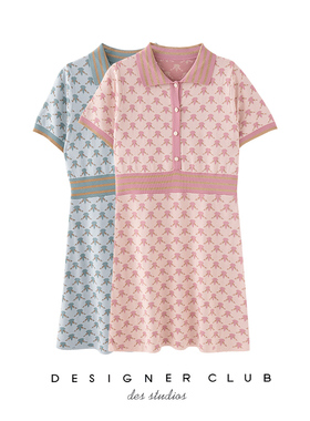 欧货英伦风连衣裙女polo领轻熟气质女神范赫本风可盐可甜2012夏