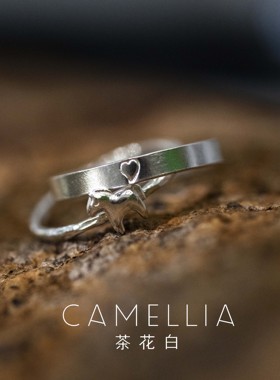 原创设计小马驹双层戒指