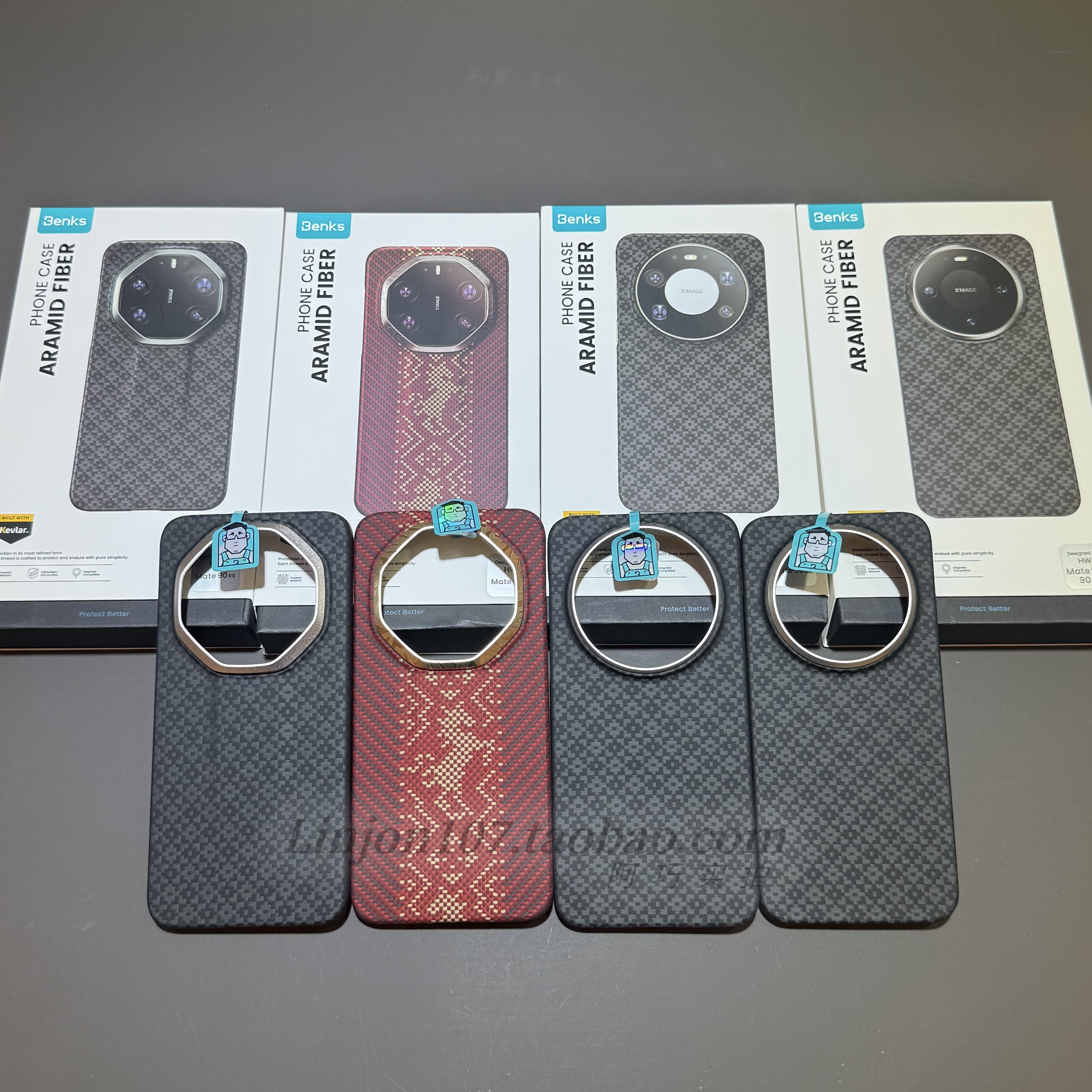 【紫气东来】Benks适用华为Mate90rs手机壳超薄磁吸凯芙拉90pro非凡大师保护套90promax彩盾c1钢化膜镜头膜