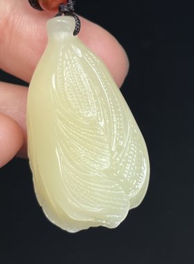福建寿山石 芙蓉石 白菜 挂件 生日礼物