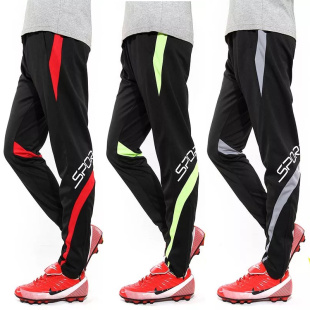 儿童秋冬季加厚加绒足球裤收腿裤运动跑步健身男女运动训练毽球裤