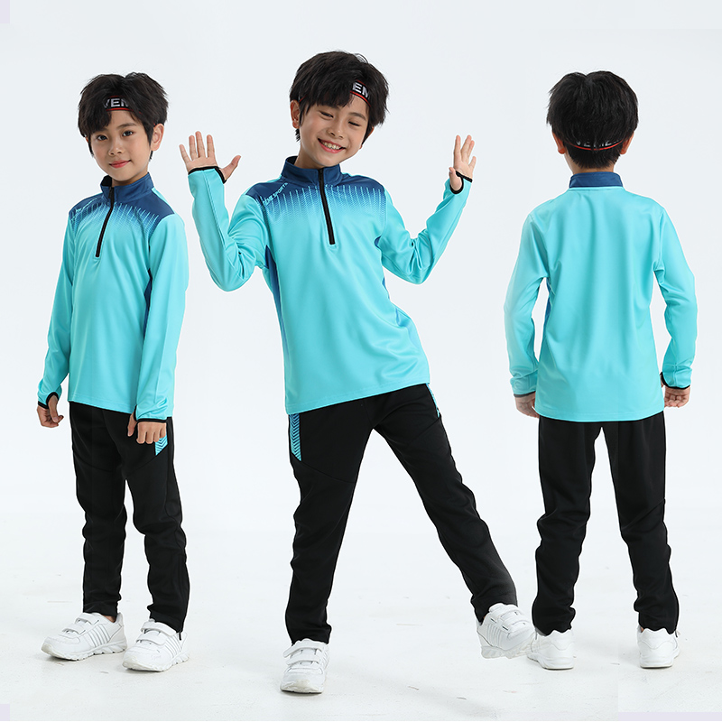 足球训练服长袖套装儿童足球衣队服学生收腿裤成人跑步运动服外套