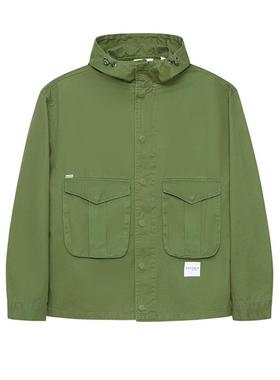 WTAPS美式宽松户外军绿色机能工装夹克日系复古连帽外套潮牌上衣