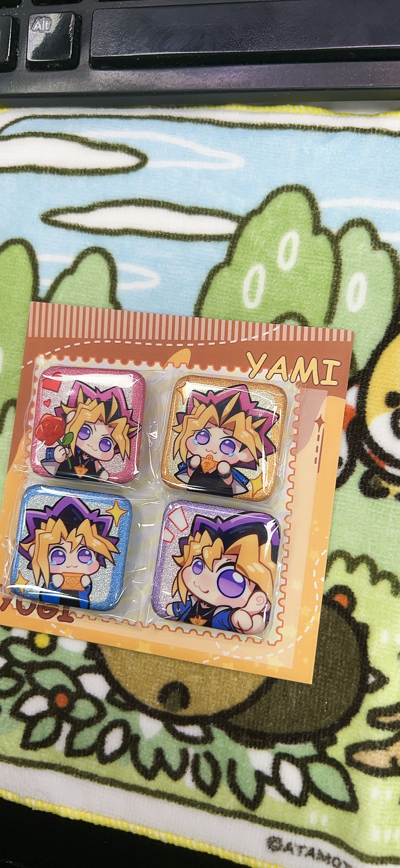 thumbnail for Yu-Gi-Oh mini dark watch doro emoticon set