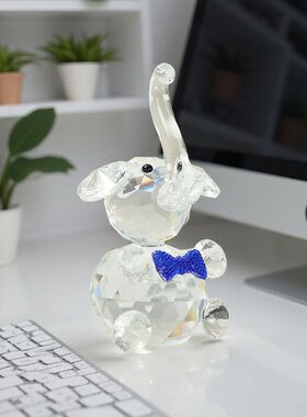 创意精致水晶大象动物各种形状