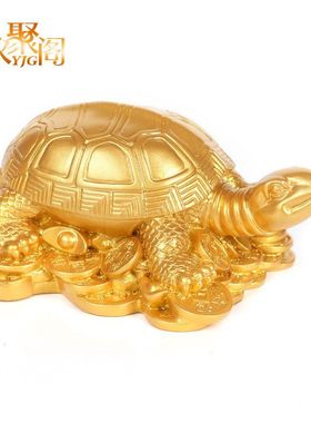 金钱龟摆件龙龟母子龟龙头龟乌龟
