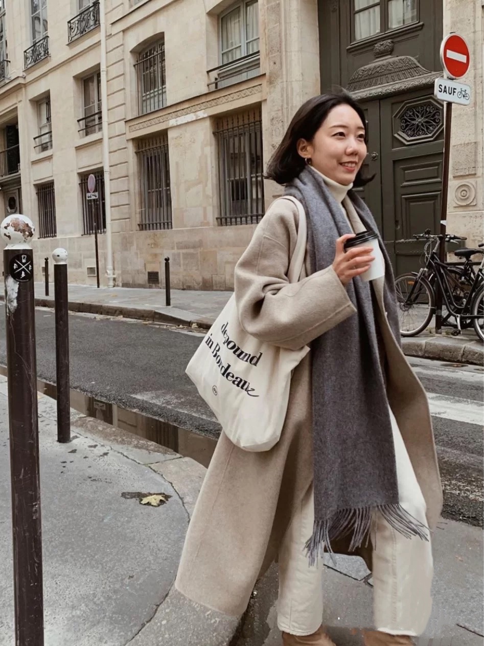 围巾gao灰色百搭韩国大尺寸两用