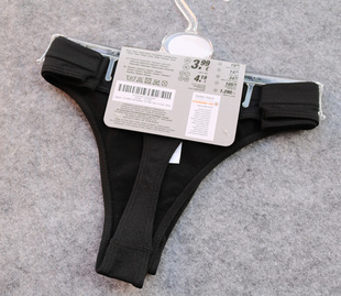 胖MM健身瑜伽无痕打底T 3条装 BACK 原单中高腰丁字内裤 超大码