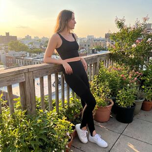 女款打底裤夏季轻薄透气弹力踩脚底裤黑色休闲瑜伽运动健身长裤