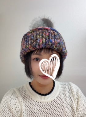 国内现货周扬青同款CA4LA  ONM02010*01988彩色针织帽针ONM01959