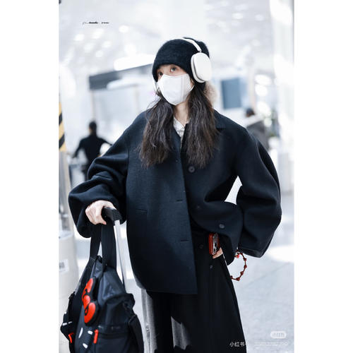 宋祖儿同款现货SHK01361*01261安哥拉兔毛帽CA4LA堆堆帽MARAFUR