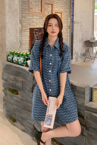 松弛感薄款牛仔连体裤女夏2025超火好看小个子高级感绝美阔腿短裤图片