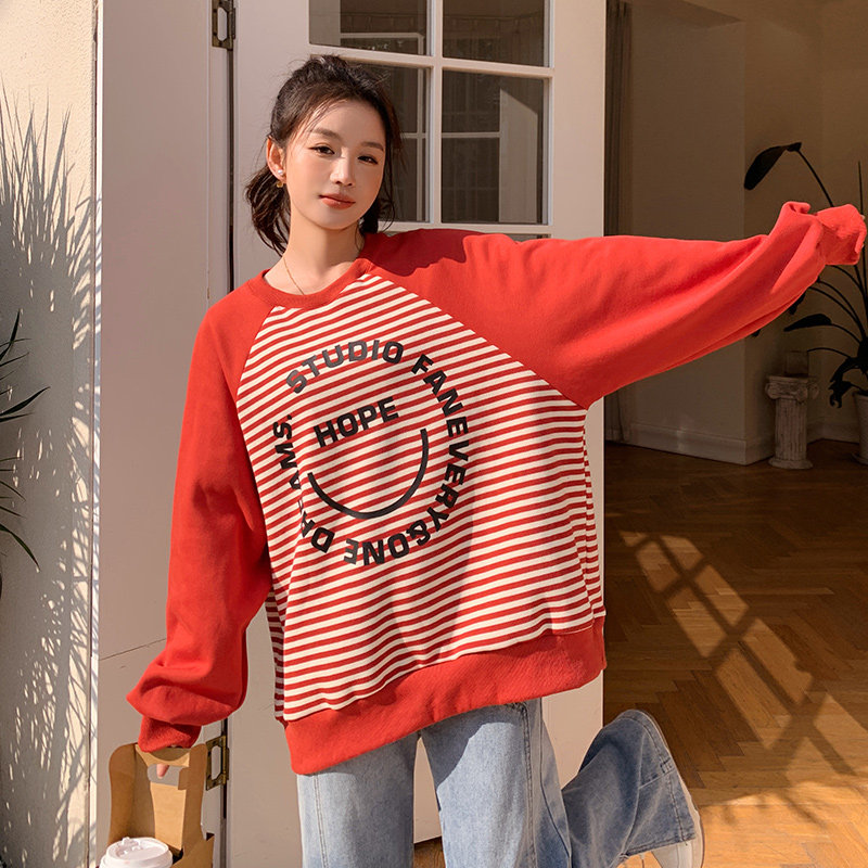 【大货已出】23年秋季加绒大版型卫衣229-8209-P115控168，女装卫衣/绒衫，浙宝229