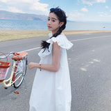 【新款】重工打造风琴压轴白色花苞连衣裙229-8220-P125控178，女装连衣裙，浙宝229