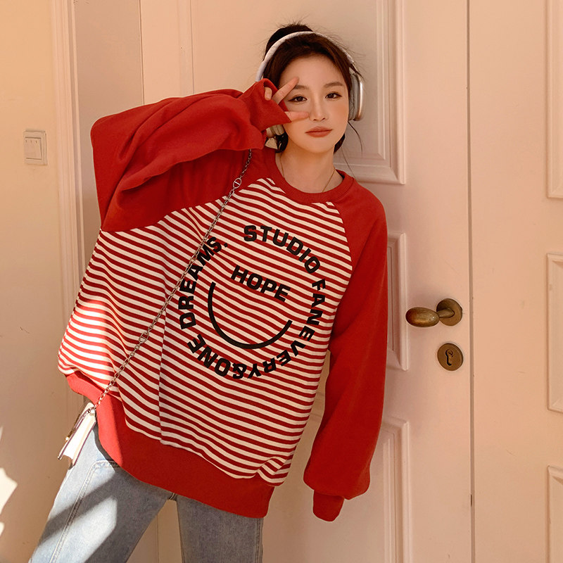 【大货】宽松显瘦卫衣女229-8209-P115控168，女装卫衣/绒衫，浙宝229