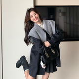 大货已出2025年新款海军领70毛双面呢大衣229-8305-P275控398，女装毛呢外套，浙宝229