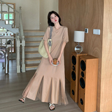 【大货已出】网纱拼接鱼尾裙连衣裙229-8295-P125控188，女装连衣裙，浙宝229