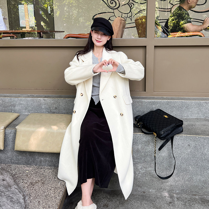 【大货】正70长毛双面呢大衣双面羊绒229-8270-P265控398,女装毛呢外套,浙宝229