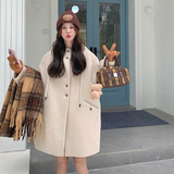 大货已出24年新款70毛双面羊毛双面呢大衣229-8308-P235控348，女装毛呢外套，浙宝229