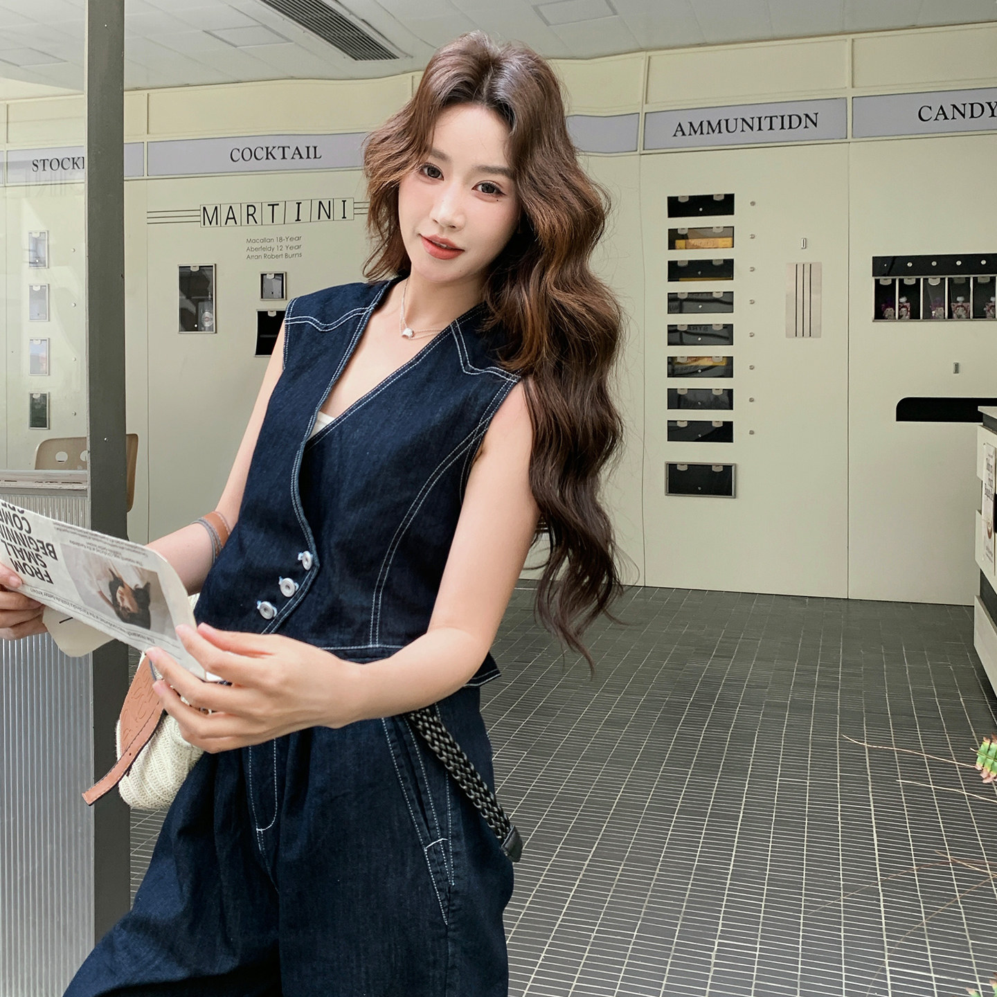 【大货已出】夏天薄牛仔套装2B175-P175控288，女装套装/套裙，浙宝229