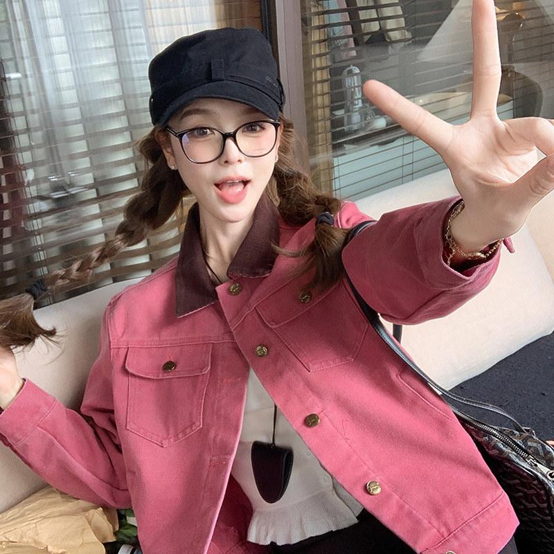 【现货】25年秋装树莓色外套2B175-8323-P155控228,女装短外套,浙宝229