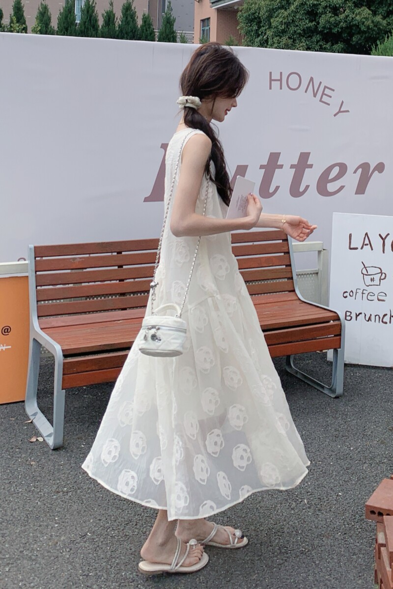 【新款】夏白色连衣裙2B175-8330-P135控198,女装连衣裙,浙宝229
