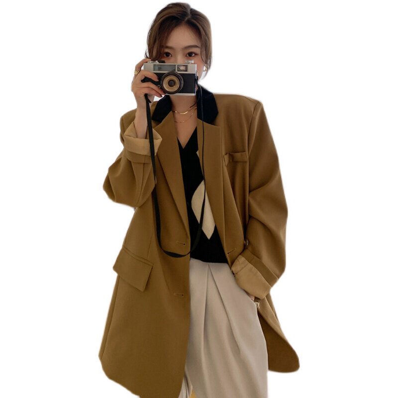 独特漂亮休闲西装外套女春秋2025超火好看炸街高级感小众韩版西服,女装西装,浙宝229
