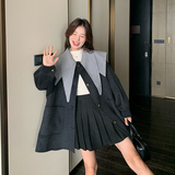 大货已出2025年新款海军领70毛双面呢大衣229-8305-P275控398，女装毛呢外套，浙宝229