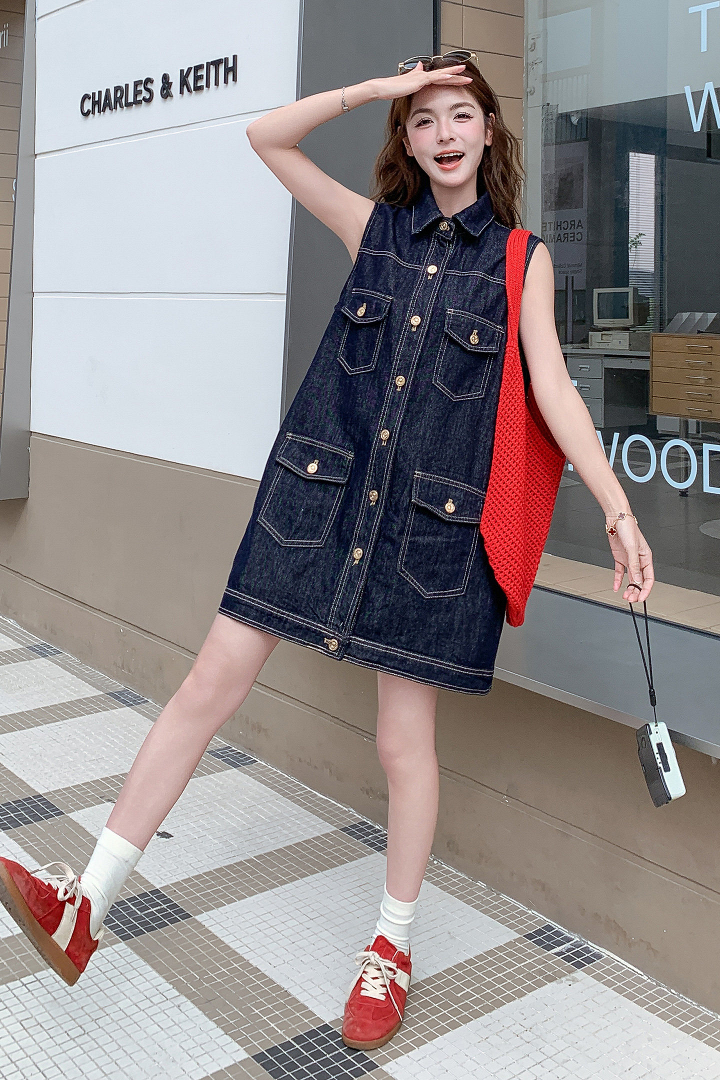 【大货已出】牛仔短连衣裙2B175-8503-P135控218,女装连衣裙,浙宝229