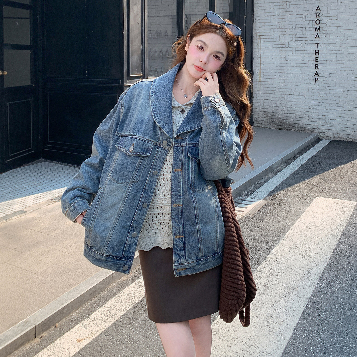 【大货】26年牛仔外套女2B175-8484-P165控268,女装短外套,浙宝229