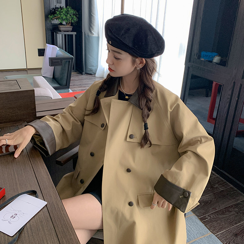 【新款】22年宽松廓形大版型风衣不挑身材229-8188-P155控218,女装风衣,浙宝229
