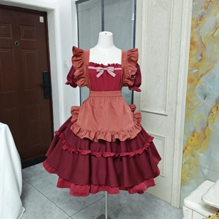 风度COS 梦色糕点师 甜点精灵巧克力 女仆装裙子 COSPLAY服 定做