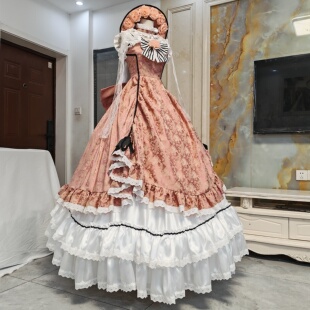 风度COS 黑执事夏尔知更鸟COSPLAY 服装订做 360度大裙摆 重工