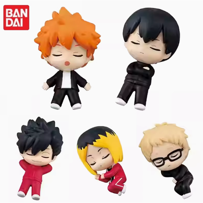 包邮 现货 万代 扭蛋 排球少年 睡眠小队 日向 萤 研磨 飞雄