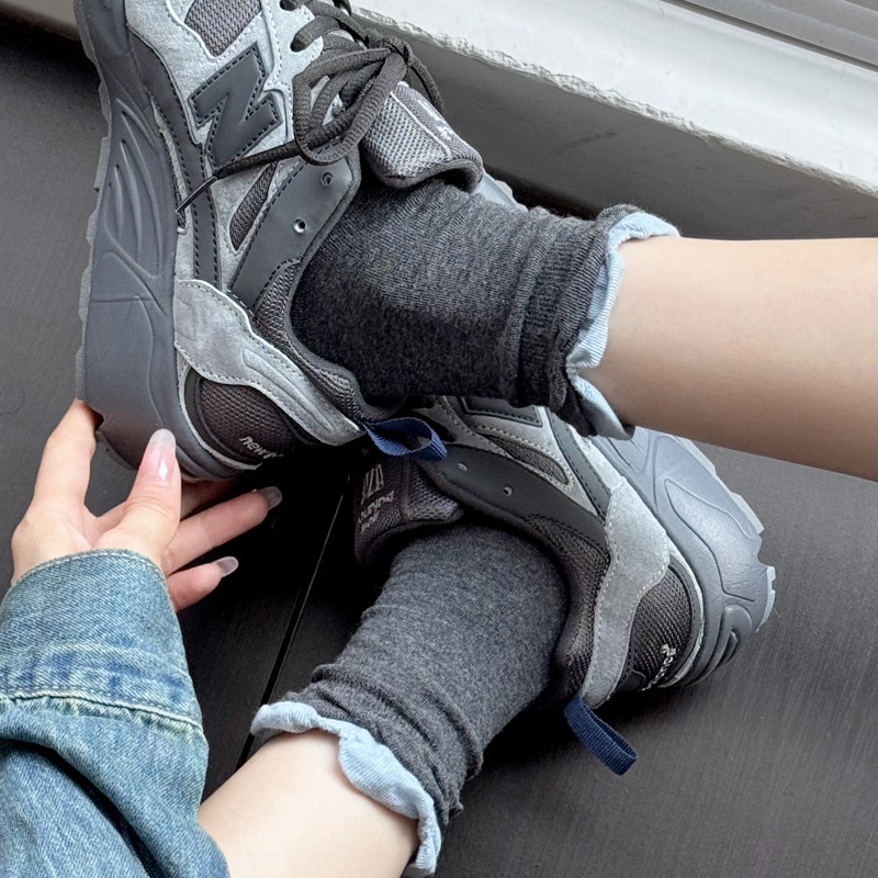 jk奶白色小腿袜女秋款甜美堆堆袜韩版棉短袜子拼接烟灰色中筒袜,女士内衣/男士内衣/家居服,中筒袜,淘宝优惠券,粉丝福利购,淘宝优惠卷