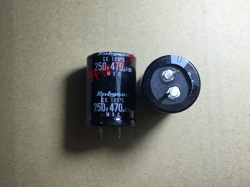 全新原装 正品红宝石电容硬脚电容 250V470UF 470UF 250V 35x25