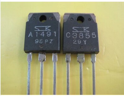 进口拆机正品功放配对管 2SA1491 2SC3855 A1491 C3855 一对3元