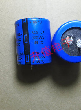 全新进口电容 200V820UF 200wv820uf 820uf200v 硬脚