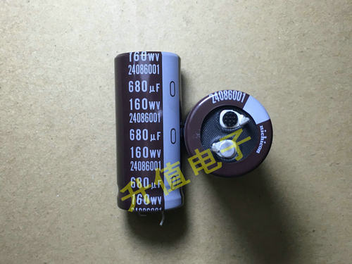 全新原装吉尼康电解电容 160WV680UF  680UF160WV  现货实拍