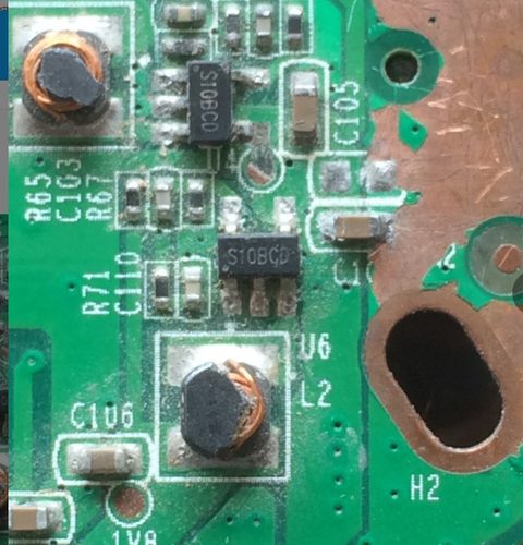 丝印S10BKL S10BCC S10BCD S10BCB S10BFD S10BFF S109JA 5脚芯片