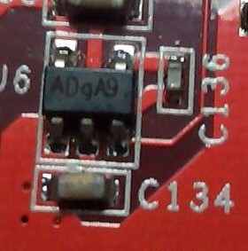 丝印 ADgA9  SOT23-5 1.5A ADJ DC-DC降压器