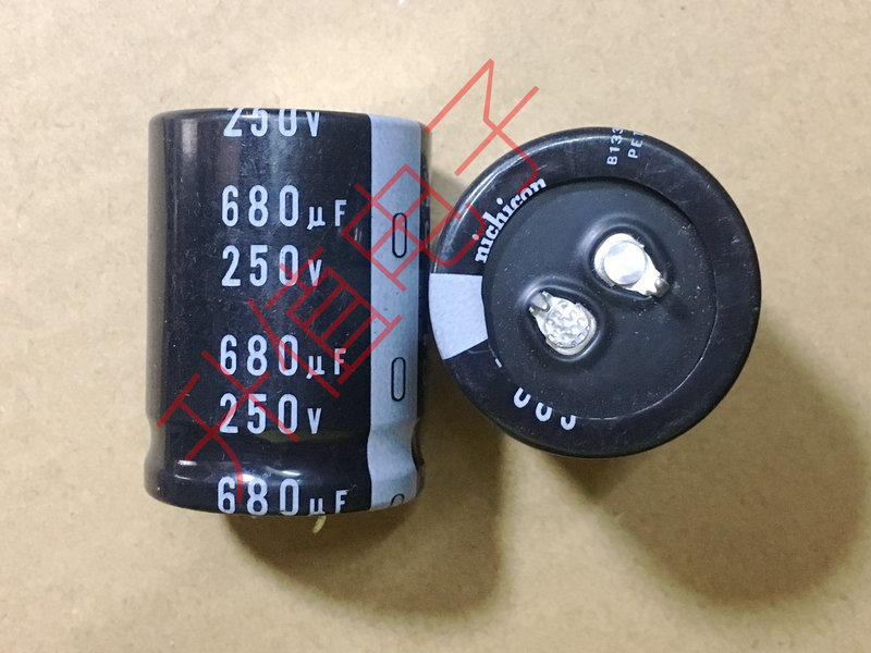 原装常用电解电容250V680UF 硬脚电容680UF250V：41X31