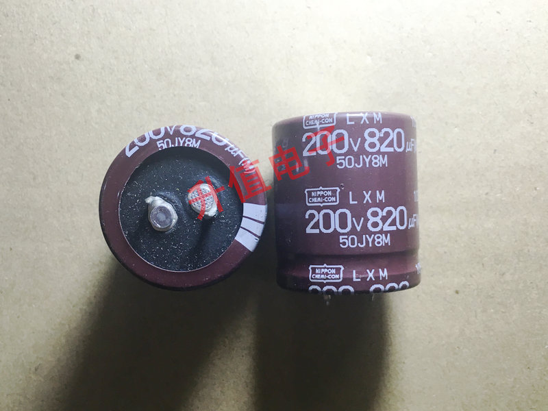 全新原装黑金刚电解电容 250V/200V820UF 820UF200V 105度 35*30