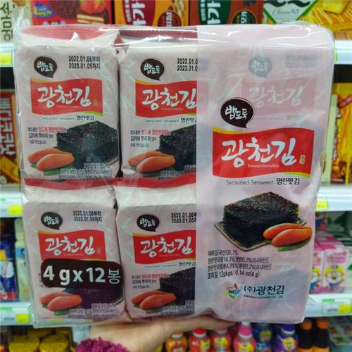 广川明太鱼籽味海苔即食