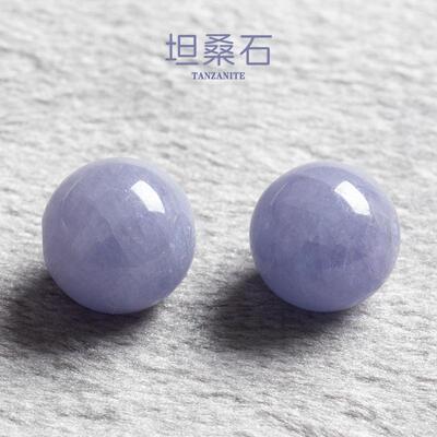 6A天然坦桑石散珠圆珠手链 坦桑尼亚石diy多宝手链单珠饰品配件