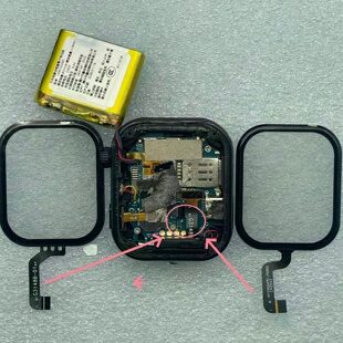 G3148B适用紫藤园XH011液晶总成儿童电话手表触摸外屏幕盖板表带