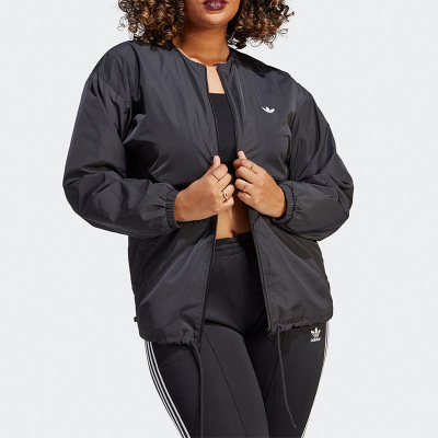 阿迪达斯女时尚休闲运动夹克外套