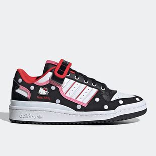 W女子魔术贴透气休闲板鞋 Adidas LOW FORUM GW7167 阿迪达斯正品