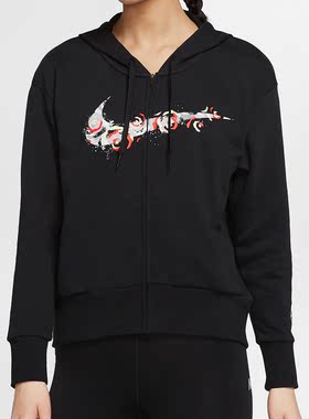Nike/耐克正品DRI-FIT GET FIT李娜系列女子训练休闲连帽衫CZ8649