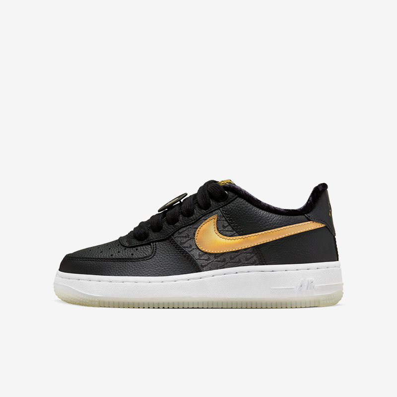 Nike/耐克正品AIR FORCE 1GS女子大童运动休闲鞋FN6977-010